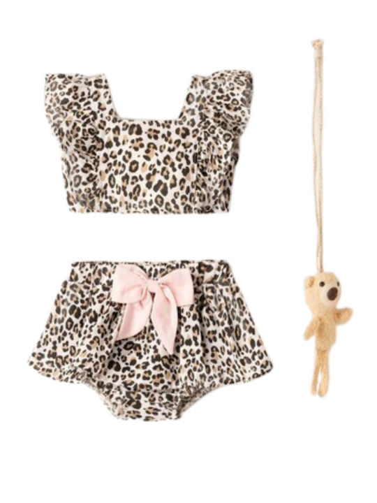 Комплект Лято 2бр Black, Brown, Leopard