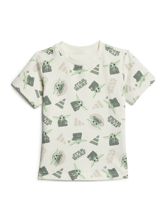 adidas Kids Clothing Sets with Shorts Off White/Multicolor 2 Pieces