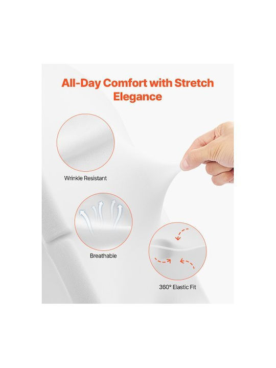 Vevor Vevor Chair Cover White 50cm 30 Pieces