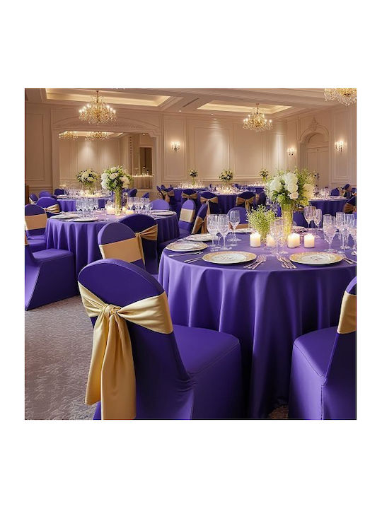 Vevor Elastic Cover for Chair Purple 50pcs YTSZS50PCSDKQTSB6001V0