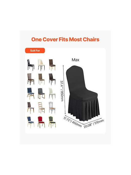 Vevor Elastic Cover for Chair Black 30pcs YTHS30PCSZKHCKBQT001V0