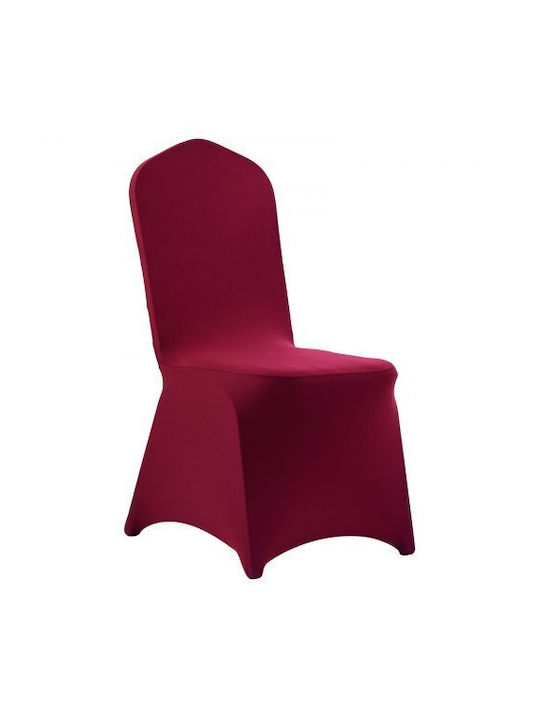 Vevor Elastic Cover for Chair Burgundy 50pcs YTJHS50PCSZKO2ELR001V0