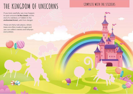 Carte De Activitati Cu Abtibilduri - Unicorni Magici