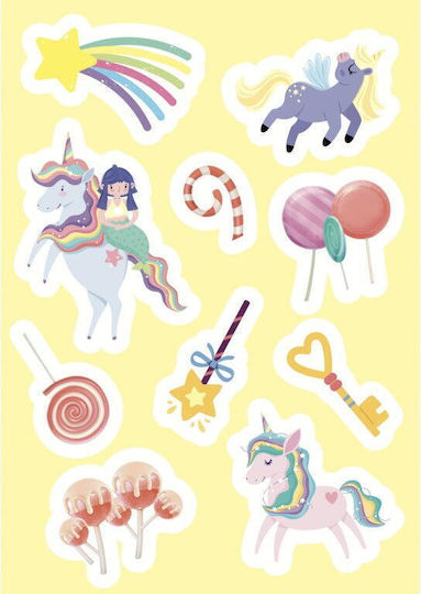 Carte De Activitati Cu Abtibilduri - Unicorni Magici