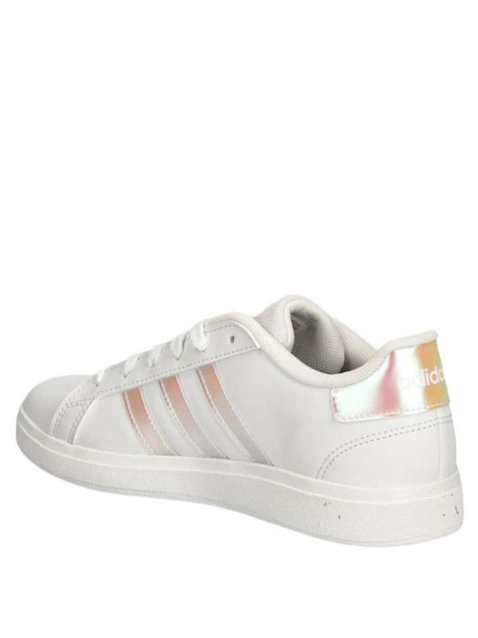 Grand Court GRAND COURT 2.0 K Kids Sneakers Cloud White / Iridescent