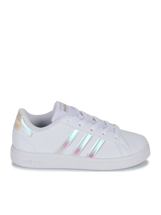 Grand Court GRAND COURT 2.0 K Kids Sneakers Cloud White / Iridescent