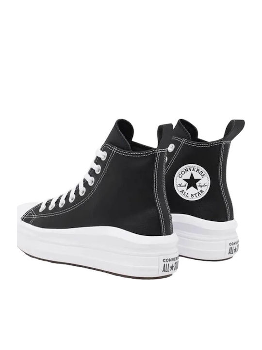 CHUCK TAYLOR ALL STAR Παιδικά Sneakers High Μαύρα