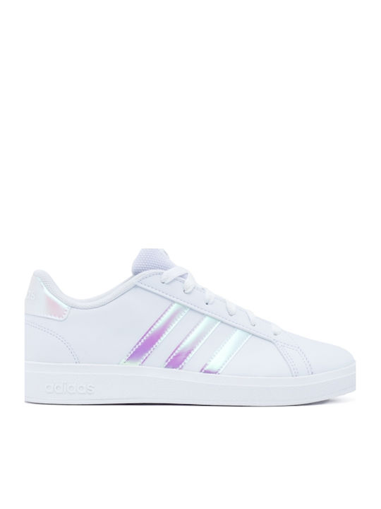 Grand Court GRAND COURT 2.0 K Kids Sneakers Cloud White / Iridescent