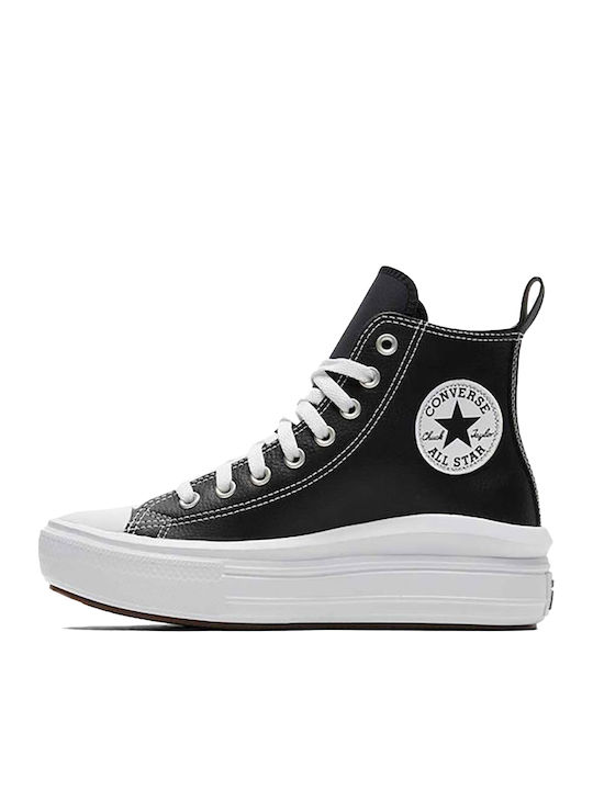 CHUCK TAYLOR ALL STAR Παιδικά Sneakers High Μαύρα