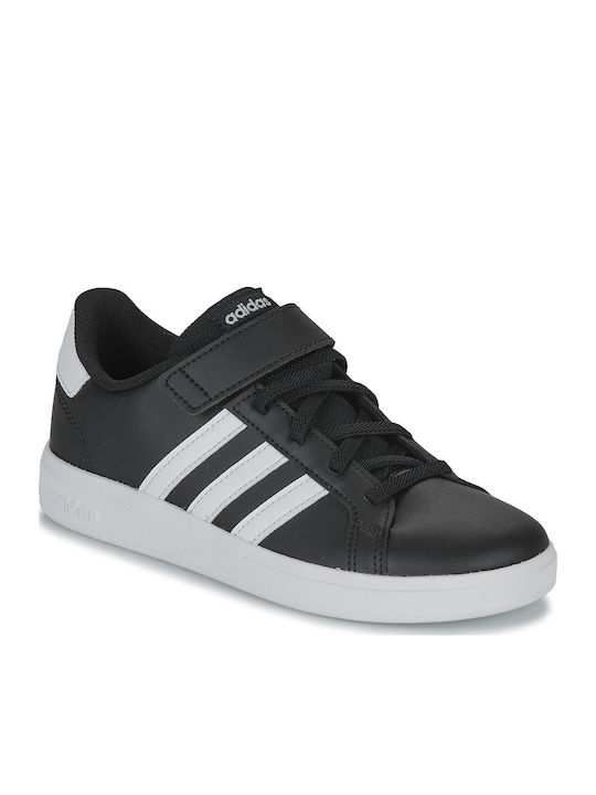 Grand Court GRAND COURT 2.0 Kids Sneakers with Scratch Core Black / Cloud White