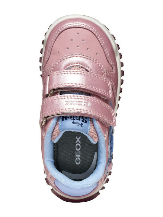 Lightyloo Kinder Sneakers Anatomisch mit Klettverschluss Rosa