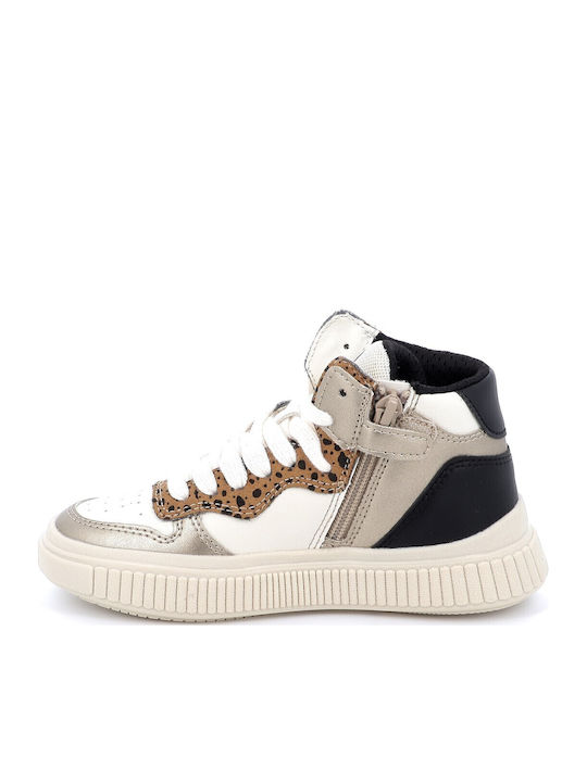 Laquinny Παιδικά Sneakers Ανατομικά με Σκρατς Χρυσά
