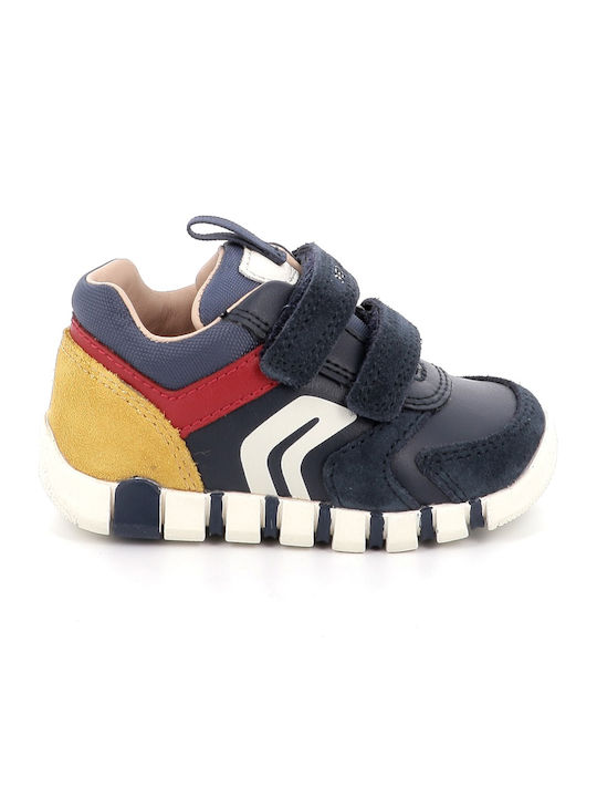 B IUPIDOO Παιδικά Sneakers Ανατομικά με Σκρατς Μπλε