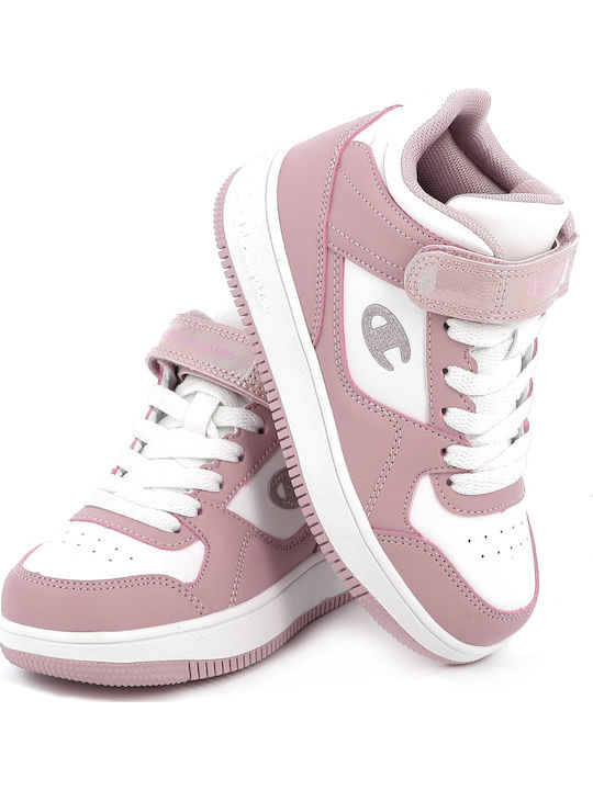 Rd18 G Ps Kids Sneakers High with Scratch White