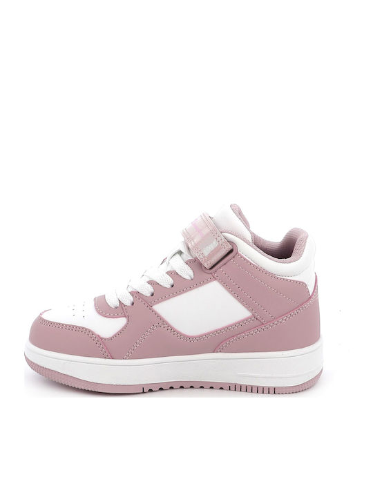 Rd18 G Ps Kids Sneakers High with Scratch White