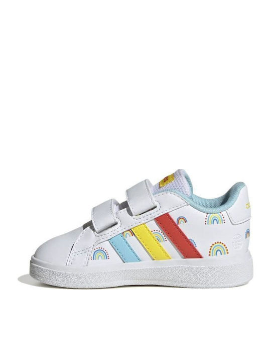 Grand Court 2.0 CF I Kids Sneakers with Scratch White