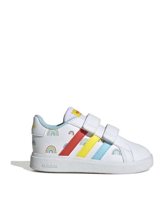 Grand Court 2.0 CF I Kids Sneakers with Scratch White