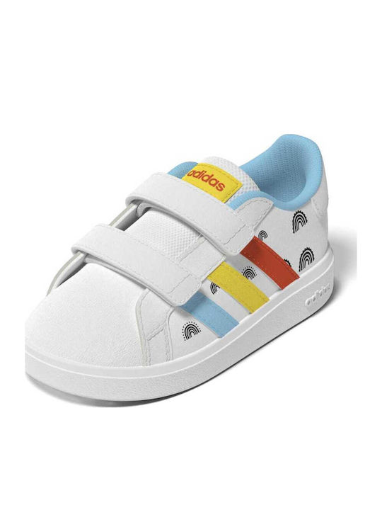 Grand Court 2.0 CF I Kids Sneakers with Scratch White