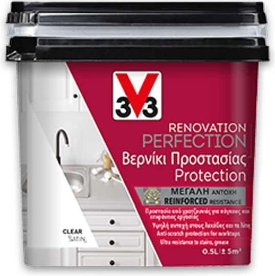 V33 Renovation Perfection Kitchen V33 Σκληρυντής Διάφανο 500ml 121732