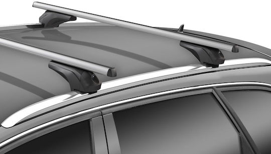Menabo Bare Cross Argintii Pentru Acoperiș VW Touran I 1T 2010-2015