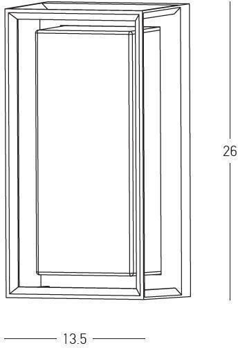 Zambelis Lights Стенно Външно Осветително Тяло E27 IP54