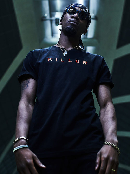 T-shirt Μαύρο