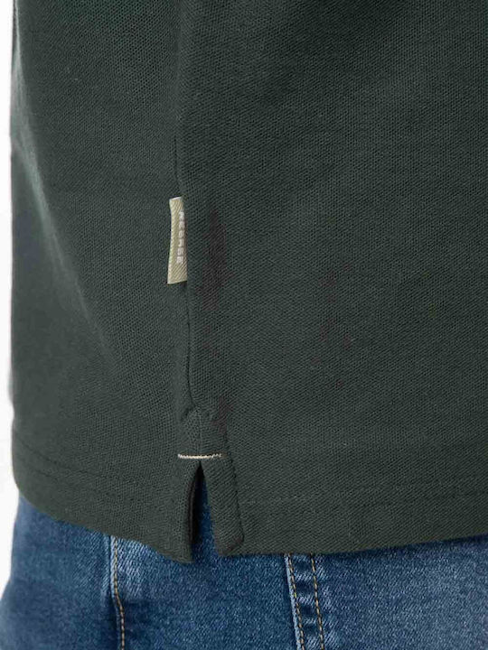 Polo Short Sleeve Blouse Forest Green
