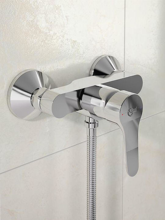 Ideal Standard Alpha Mischung Bade- / Duscharmatur Badewanne Silber