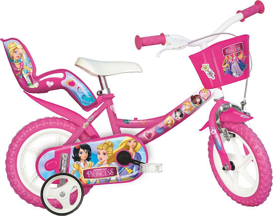 Dino Bikes Winx 12'' 12" Kids Bicycle BMX Fuchsia