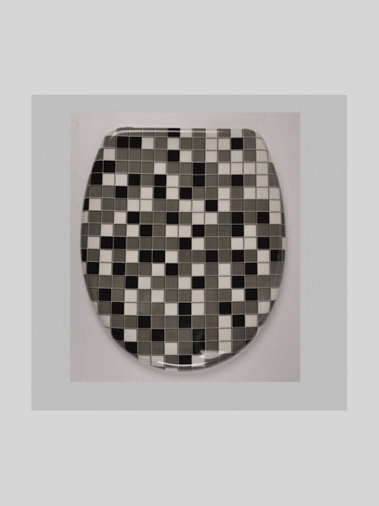 Inter Ceramic Καπάκι Λεκάνης Soft Close Πλαστικό Πολύχρωμο