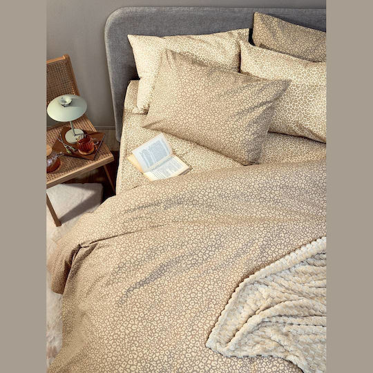 Palamaiki Σετ Υπέρδιπλη 240x250cm Fasion Life Fl6284 Μπεζ