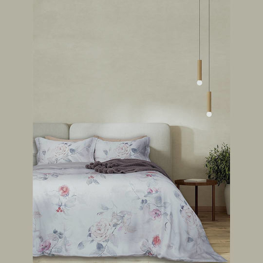 Palamaiki Duvet Cover Set Queen with 2 Pillowcases 230x250 Valery Multicolored