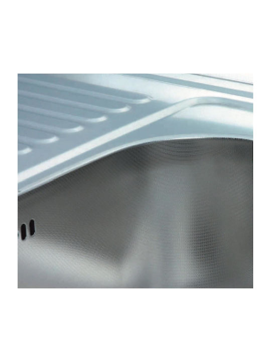 Inter Ceramic Drop-In Spüle Inox B58xT48cm Gray