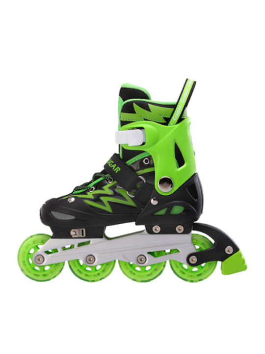 Cougar Kids Adjustable Inline Rollers Green