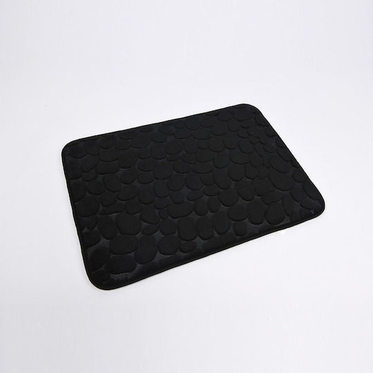 Inter Ceramic Bath Mat 71x51cm Black