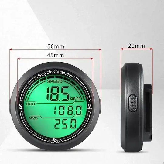 Waterproof Wireless Bicycle Computer