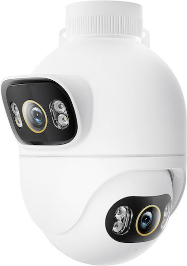 Imilab EC6 Dual Pro IP Dual Κάμερα Παρακολούθησης Wi-Fi 5+5MP Αδιάβροχη με Αμφίδρομη Επικοινωνία Κατάλληλη για Πρίζες Τύπου Αγγλίας