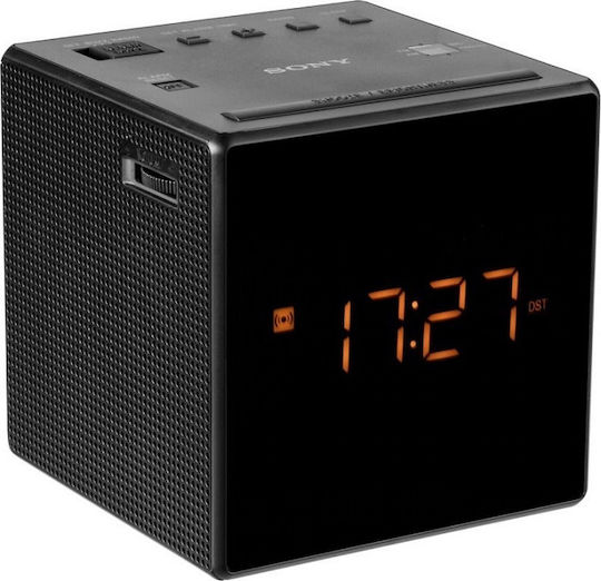 Sony Tisch-Digitaluhr mit Wecker & Radio Black ICF-C1TB