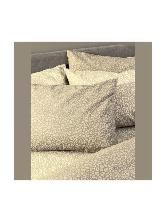 Palamaiki Pillowcase Set with Envelope Cover Beige 52x72cm.