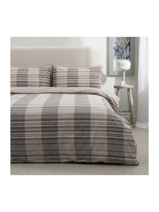 Vesta Home Πάπλωμα Μονό 170x240εκ. Bristol Γκρι