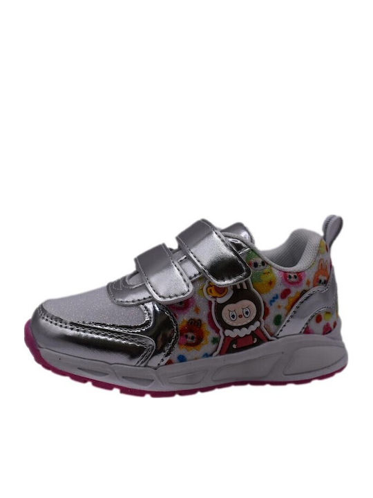 Παιδικά Sneakers με Φωτάκια Ροζ