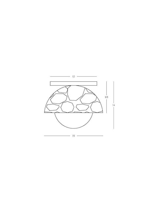Zambelis Lights Ceiling Light 15cm Zambelis Lights Ceiling Light 15cm