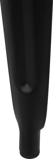 Metallic Outdoor Bar Stool Melita Black 43x43x95cm