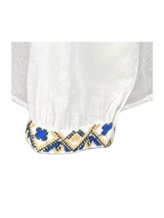 Παιδική Μπλούζα Μακρυμάνικη White, Blue