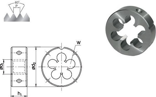Fanar Narznka M8 X 1.00 Hss800 Din 22568