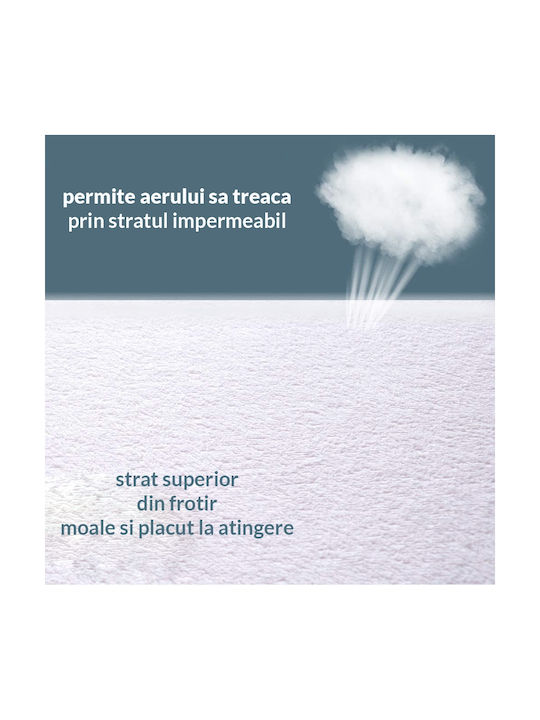 Kidizi Seturi de cearșafuri pentru bebeluși Pentru Patut Bumbac cu Cauciuc Albe 90x50buc