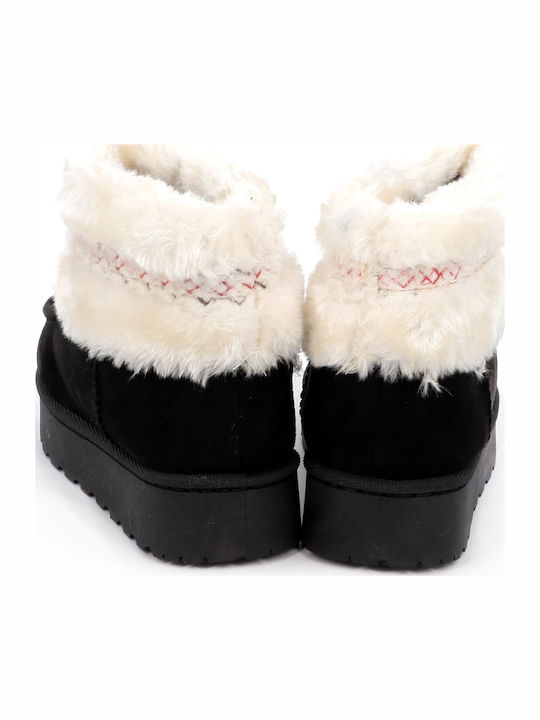 Kinder-Schneestiefeletten Schwarz