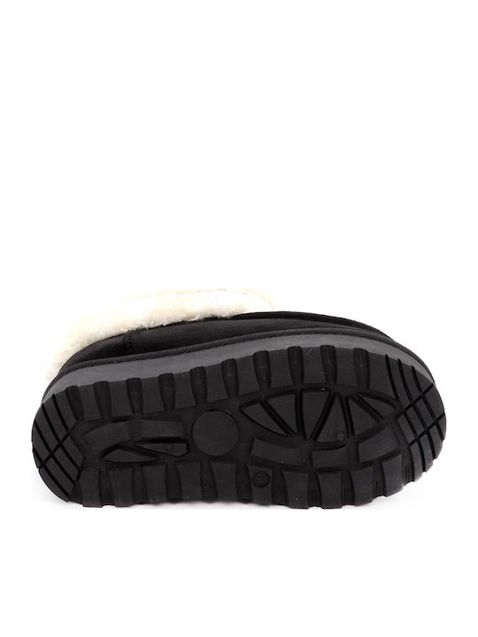 Kinder-Schneestiefeletten Schwarz