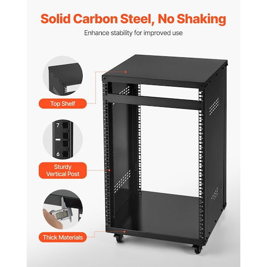 Vevor Boden Rack-Schrank 16U LYSJJ16U18YCAXC9D001V0