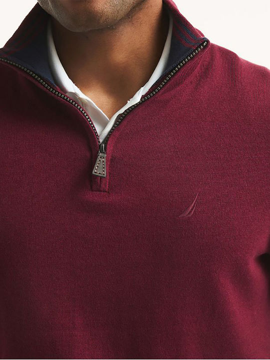 Long Sleeve Burgundy Sweater